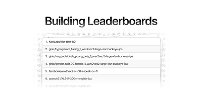 Building Open Source Hugging Face Leaderboards branding gradients graphic design illustration landing ui