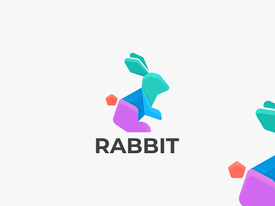 RABBIT branding design graphic design icon logo rabbit coloring rabbit design graphic rabbit icon rabbit logo