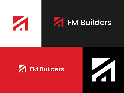 FM Letter Real estate company logo design brand brand identity branding building logo construction logo design f f logo fm fm logo graphic design lettermark logo logo design m m logo mf mf logo modern logo real estate logo