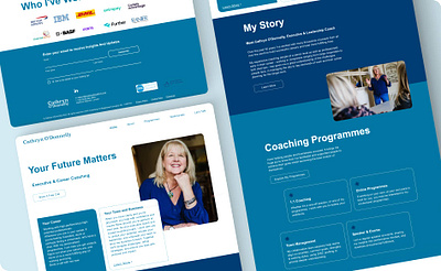 Website Redesign For A Career Coach branding business coach career coach coaching design ux web design website