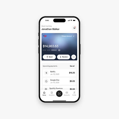 Wallet App app design interface ui ux