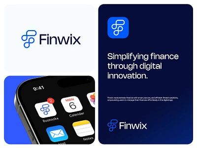 Finwix Logo design branding f abstract logo f company logo f fintech logo f icnos f icon f innovation logo f logo f mark f modern logo f symbol f tech logo f technology logo graphic design logo logodesigner