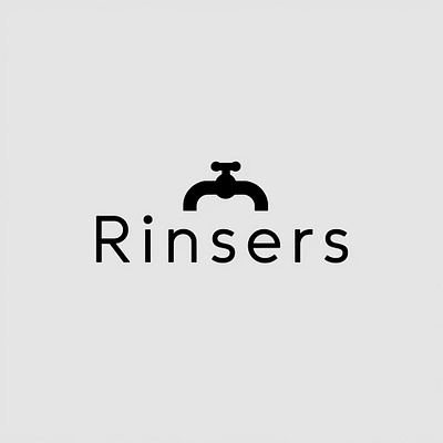 Minimalist Logo Design for Rinsers branding logo