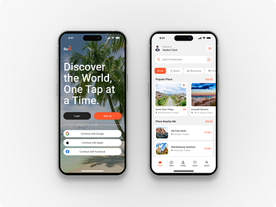 Travel Mobile App app design design mobile app tranding 2025 travel travel mobile app uiux