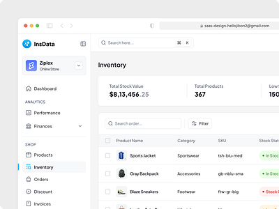 Sales management - Inventory list dashboard dashboard design design inventory inventory list inventory page sales analytics sales dashboard sales management sales webapp ui ui design user interface design ux design web web app web applications web design