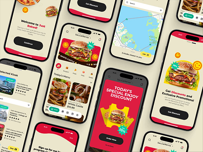 Just Baked – App redefining the vending machine experience app app mobile. beberage delivery design ux ui eccomerce food mobile user experience user interface vendor machine