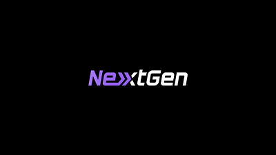 Nextgen Logo branding cyber esports futuristic logo it nextgen tech brand logo technology wordmar