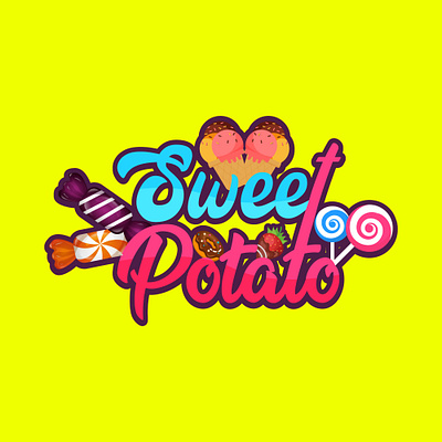 Sweet Potato Logo Design 3d branding design graphic design illustration illustrator logo vector