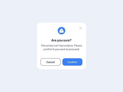 Confirmation modal UI Design high converting modal design