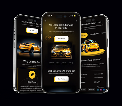 Car Sale Design car car app car buy car dealer car dealerships car design car landing page car mobile responsive car sale car shop car website rent s car concept transport