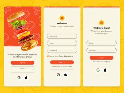 BurGah: Burger ordering app #DailyUI app burger food mobile ui