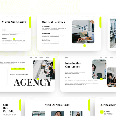 Minimalist Agency Presentation Design ppt design