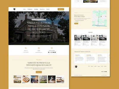 Case Study: Marion Hall Mansion Custom Web Design branding design graphic design illustration logo typography ui ux vector website