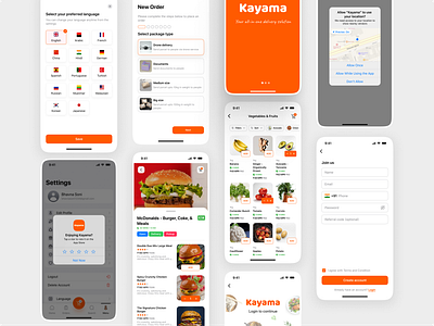 Super app MVP project app design dark mode design design inspiration foodappdesign grocery delivery app mobileapp multideliveryapp on demand delivery parcel delivery app pharmacy delivery app super app ui ux design user experience design