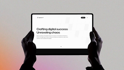 >_ TypeTech Website Design animation blackwhite clean company concept design figma idea interaction interface modern softwarefirm startup ui ui design uiux ux web webdesign website