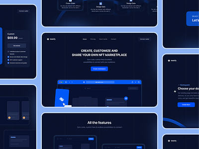 Playground - Makify Website Design blockchain design illustration nft saas ui ux webdesign