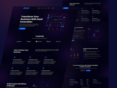 Saas Landing Page Design