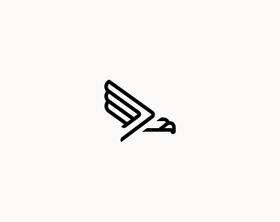 Eagle Mark bird eagle flying graphic design logo mark