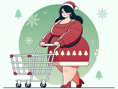 Cartoon Female Shopping | Flat Illustration Art Style 2d caroton branding cartoon cartoon woman cartoonsaz character design design female cartoon flat drawing flat illustration graphic design illustration minimal shopping illustration vector website illustration