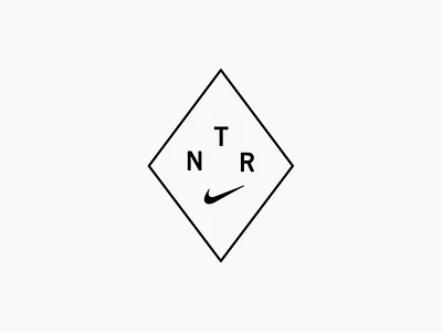 Nike Trail Running - Mark - Proposed 2 blue ribbon studios branding design diamond graphic design layout logo mark n nike nike trail running r running swoosh t trail trail running vector