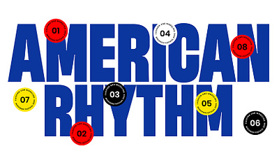 American Bold Titles animation branding design motion title typography