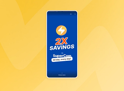 Supercoins Floater after effects animation branding illustration interaction design lottie motion design motion graphic product design ui