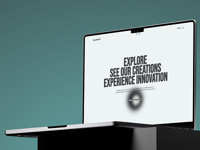 Celeron Pro - Light Mode Workpage Design agency agency website clean creative design ecommerce elegant template ui ux webdesign webflow webflow template website website design work page works