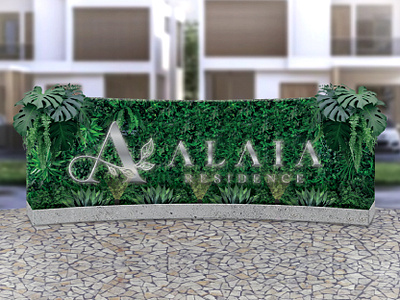 Alaia - Residential Outdoor Signage branding design graphic design mockup outdoor signage signage signage design