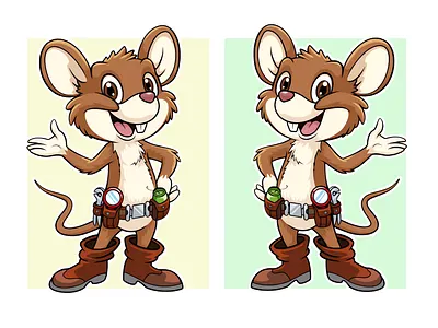 Cartoon Mouse Illustration | Customized Mouse Mascot 2d mouse abrang animal branding cartoon character custom mascot custom mouse cute character design design character graphic design illustration logo mascot design mouse illustration mouse mascot mouse vector vector illustration