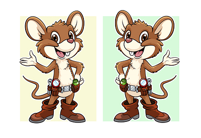 Cartoon Mouse Illustration | Customized Mouse Mascot 2d mouse abrang animal branding cartoon character custom mascot custom mouse cute character design design character graphic design illustration logo mascot design mouse illustration mouse mascot mouse vector vector illustration