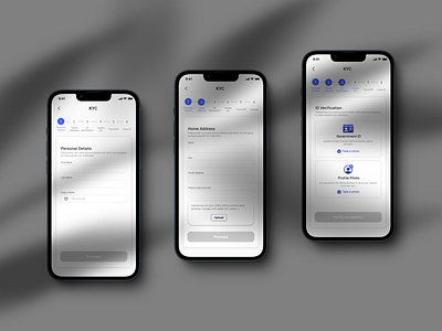 Bank KYC Verification Screens bankkycuidesign bankverificationuidesign kycdesign kycmobiledesign mobilebankkycuidesign
