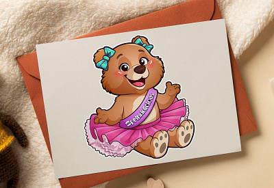 Cute Cartoon Character illustration 2d cartoon animal illustration bear illustration branding cartoon bear logo cartoon character cartoon doll illustration character design cool illustration cute bear cartoon design fiverr gerdoo graphic design illustration logo mascot design teddy bear illustration teddy cartoon vector