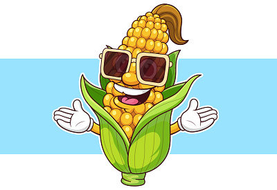 Mascot illustration Corn Design 2d cartoon branding cartoon character cartoon food illustration character design cool illustration corn design corn illustration cute mascot design fiverr gerdoo graphic design illustration logo mascot design mascot illustration vector vegetable illustration