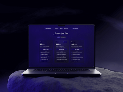 Plans and Pricing - NeuraFlow - AI assistant design plans pricing ui ux