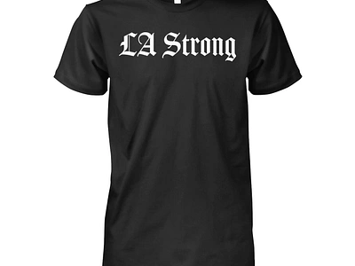 LA Strong T Shirt design illustration