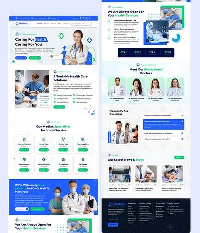 Healthcare websites 3d animation branding graphic design health healthcareservices logo medicaldesign motion graphics patientcare emergencycare professionaldoctors ui wellness