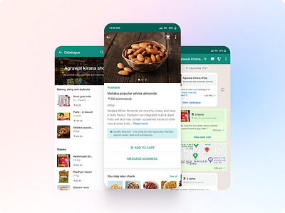 WhatsApp Business - Kirana at your convenience business graphic design product product thinking ui