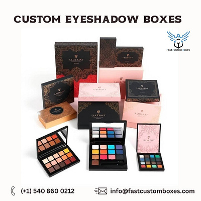 Turn Heads with Custom Eyeshadow Packaging! 3d animation branding graphic design logo motion graphics