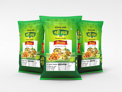 Besan Bag Design 10kg bag design bag design besan besan packaging besan pouch besan pouch design besan pouch packaging box design brand design branding food packaging label design logo design packaging packaging design pouch design product design