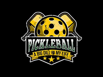 Pickle Sports Logo | Sports T-shirt Design logo creator logo maker pickle t shirt designer pickle tshirt design sports designer sports logo designer