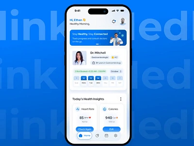 Medical App UI Design – Simplifying Healthcare Access! 🩺📱 appdesign design designinspiration figma graphic design healthcaredesign medicalapp prototyping typography ui ux