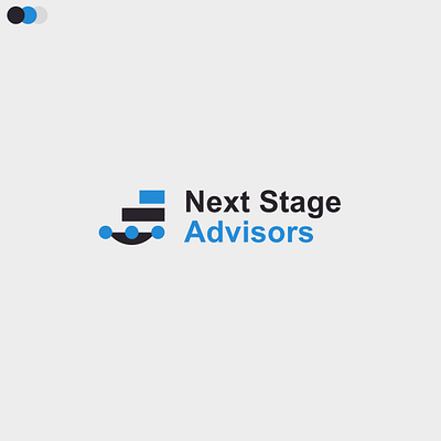 Next Stage Advisors logo advisor logo asad choudhary brand identity business logo company logo creative logo custom logo logo designer marketing logo modern