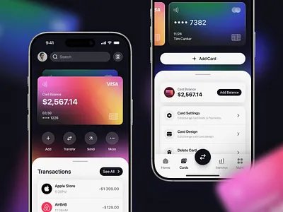 LuxeFin - UX/UI Design of the Mobile Banking Experience applictaion banking app banking mobile application branding finance app fintech mobile app graphic design mobile mobile ap design mobile app online bank ui ui ux design uiux uiux design ux uxui design web aplication web app web design