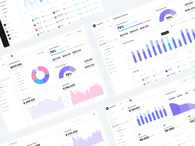 UI Kit & Design System analytics charts creative crm dashboard design infographics interface landing page media saas templates website wunderui figma design system