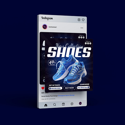 Social Media Post Design sneaker design