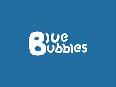 Blue Bubbles blue bubbles blue design dribble graphic graphic design inspire logo design logo reference logos logotype minimalist simple logo