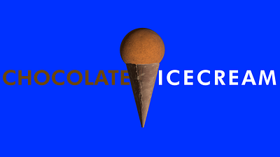 Chocolate Icecream 3d adobe illustrator chocolate chocolate icecream graphic design icecream illustration