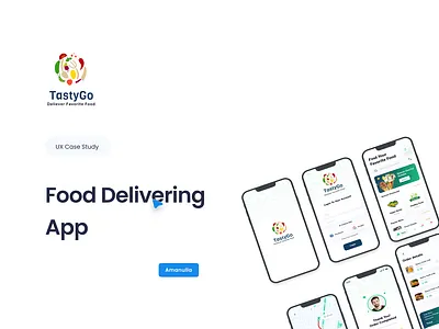 UX Case Study - Food Delivery App app app case study appdesign branding casestudy design figma graphic design logo ui ux ux case study web design