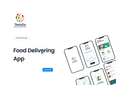 UX Case Study - Food Delivery App app app case study appdesign branding casestudy design figma graphic design logo ui ux ux case study web design