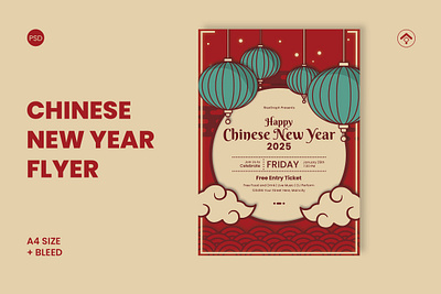 Chinese New Year Flyer branding design flayer graphic design illustration inspiration logo print typography